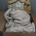 ROSGONIA Comforter Full Size for Girls Boys Teens Oatmeal, 3pcs (1 Boho Comforter & 2 Pillowcases), Lightweight Dorm Bedding Soft All Season Bed Set