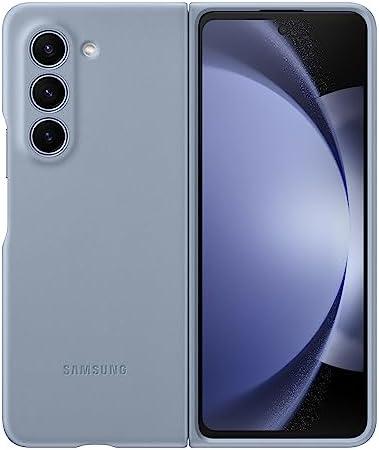 Samsung Galaxy Z Fold5 Eco Leather Phone Case, Snug Fit, Soft Inside, Protective Cover, Icy Blue