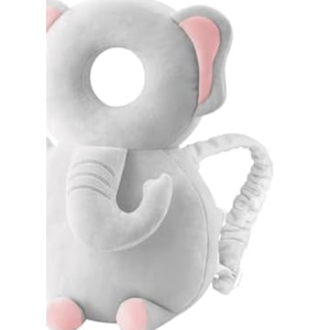 Grnstf Baby Toddler Head Protector, Baby Head Protection Backpack, Adjustable（Elephant）