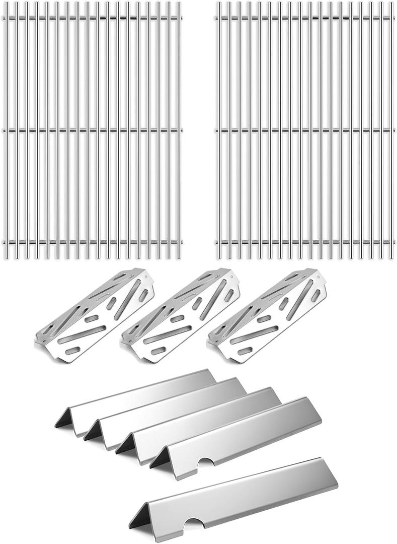 Genesis II Grill Replacement Parts 66802 Grates 66795 Flavorizer Bars 66685 Heat Deflector for Weber Genesis ii Grill Parts 2 GS4 300 Series GBS ii E-310 E-315 E-335 S-335 SE-310 SE-335 LX S-340 66095