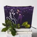 gfuhlre Singer Fans Makeup Bag Travel Toiletry Bag Music Lover Gift Song Lyrics Gift Singer Merchandise for Fans, Cool Friendship Gifts for Women Friends BFF Sister Graduation Birthday Christmas