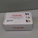 White Office Chair Wheels 3" Roller Blade Rubber Chair Casters Replacement, Heavy Duty Quiet No Scratch Gaming Chair Wheel for Hardwood Floor Carpet, Set of 5, 11mm Universal Fit/Not for 1KEA