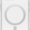 OtterBox iPhone 15, iPhone 14, and iPhone 13 Symmetry Series Clear Case - Stardust (Clear/Silver), Snaps to MagSafe, Ultra-Sleek, Raised Edges Protect Camera & Screen