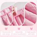 Heatless Hair Curler Headband for Long Hair Eight Claw Design Heatless Curls Overnight with Removable & Adjustable Heat Less Curls Roller for Women and Girls Pink