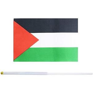 50 Pack Palestine Flag,Hand Held Small Mini Palestinians Stick Round Top National Country Flags,Party Decorations Supplies For Parades,World Cup,Sports Events