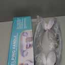 Shower Grab Bars for Bathtubs and Bathrooms, 2025 Upgraded 16 Inch 2 Pack Safety Handle with Strong Suction & Anti-Slip Grip, Removable Shower Handles for Seniors, Elderly, Handicap  Gray