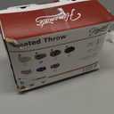 Homemate Heated Blanket Electric Throw - 50"x60" Heating Blanket Throw 1/2/4/6/8 Hours Auto-Off 10 Heat Levels Over-Heat Protection Luxury Faux Fur Sherpa ETL Certification