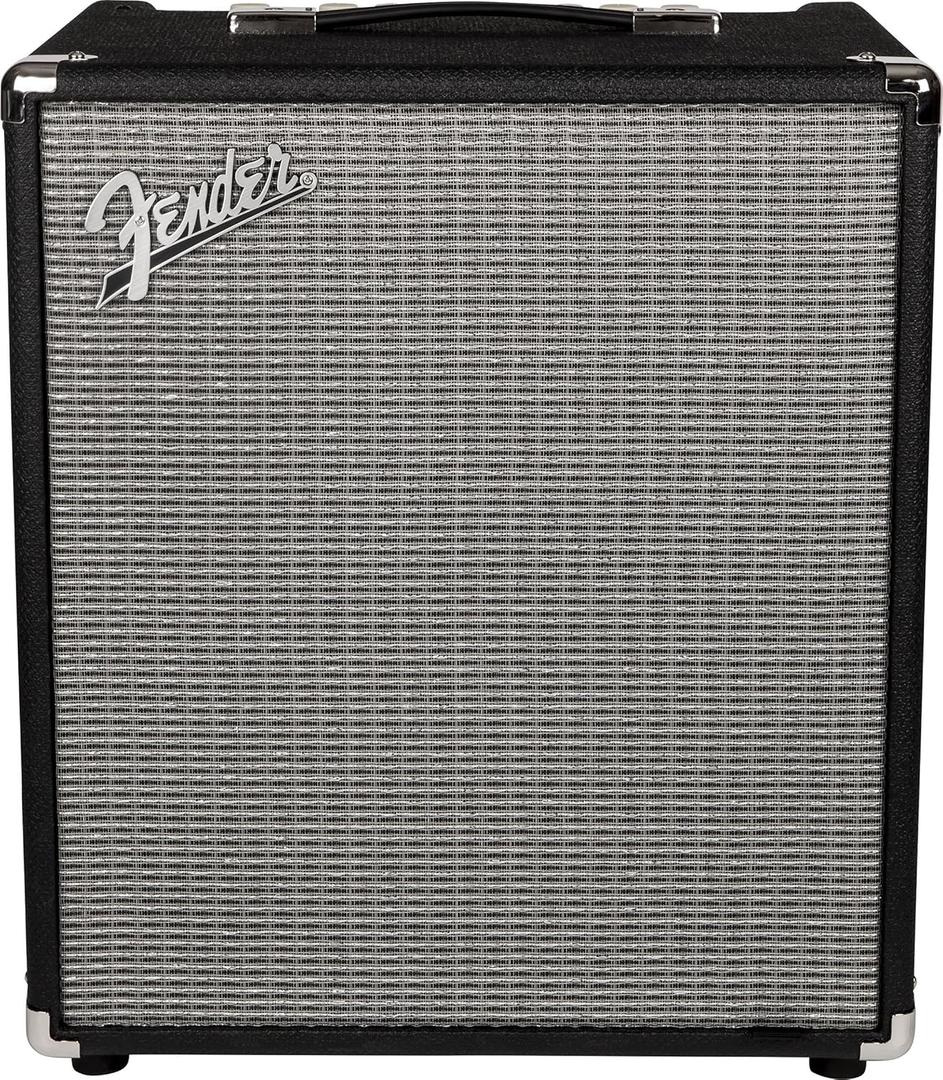 Fender Rumble 100 V3 Bass Amp for Bass Guitar, 100 Watts, 12 Inch Eminence Speaker, Overdrive Circuit, Tone Voicing, Effects Loop and Direct XLR Output