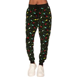 Tipsy Elves Christmas Joggers for Women - Comfy Christmas Sweat Pants for The Holidays - Classic Winter Designs (M)
