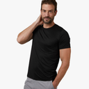 32 Degrees Men's Cool Classic Crew T-Shirt | Anti-Odor | 4-Way Stretch | Moisture Wicking L