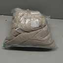 jinchan Taupe Linen Blend Curtains 90 inch Length 2 Panels for Bedroom Living Room, Light Filtering 50 inch Wide Farmhouse Drapes with Rod Pocket Back Tab(50W x 90L, Taupe)