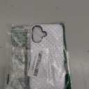 Jusy Compatible with MagSafe Polka Dot Case for iPhone 16, Cute Aesthetic Polka Dots Magnetic Phone Case, Soft TPU and Hard PC Protective Phone Cover for Women Girls (Matte) - White