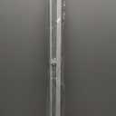 Aluminum Mini Blinds for Windows Cordless Horizontal Window Shades for Light Adjustment, Metal Venetian Blinds Waterproof for Bedroom, Bathroom, 38" W x 64" H, White