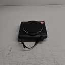 Elite Gourmet ESB-301BF Countertop Single Cast Iron Burner, 1000 Watts Electric Hot Plate, Temperature Controls, Power Indicator Lights, Easy to Clean, Black