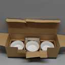 DOWAN 8 oz Ramekins Oven Safe for Creme Brulee, Souffle Dish Baking Bowls, Custard Cups for Pudding Dips Sauce Dessert Yogurt Ice Cream, Ceramic Ramiken Set of 6, Soft White