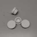 Pool Ladder Bumpers - White Rubber End Plugs for 1.9" Inground Pool Ladders - 4 Pack