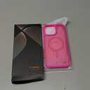 TORRAS Magnetic Guardian Designed for iPhone 14 Pro Max Case [Military Grade Drop Tested] [Compatible with MagSafe] Slim Translucent Matte Case for iPhone 14 Pro Max Phone Case 6.7", Hot Pink