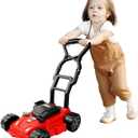 Kids Lawn Mower - Toy Choi's Pretend Play Series Toddler Lawn Mower, Indoor Outdoor Push Gardening Summer Toy Tool Set for Boys & Girls 3,4,5,6,7,8