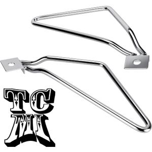 Saddlebag Bracket Support, Motorcycle Saddlebags Mount Brackets Support Fits for Harley 883 Iron XL883N Dyna Fat Bob FXDF (silver)