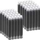 50 Pcs Black Fountain Pen Ink Cartridges, Fountain Pen Ink Refills Compatible with 3.4 mm Bore Diameter Calligraphy Pen Fountain Pen (3.4mm)