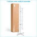 SSWBasics Rotating Greeting Card Rack - 48 Pocket - Overall Dimension: 65H x 16D - 48 Pockets Total (Each 5W x 7H x 1 5/8D) - Perfect for Thrift, Retail, Grocery, and Convenience Stores