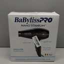 BaBylissPRO Hair Dryer, Nano Titanium Portofino 2000Watt Blow Dryer, Hair Styling & Appliances, Black, BPOR1