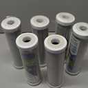 Block Activated Carbon Coconut Shell Water Filter Cartridge 5 Micron for RO & Standard 10 Housing WELL-MATCHED with WFPFC8002, WFPFC9001, WHCF-WHWC, WHEF-WHWC, FXWTC, SCWH-5 (6 Pack)