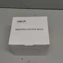 Smart Temperature Control Coffee Mug for Desk,Heated Cup with 10Hrs Auto Shut Off, USB Powered Mug Warmer Set (12oz-Ivory White)