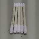 ARTISTRO 5 White Acrylic Paint Markers - Paint Pens for Drawing, Brush + Fine Tips - For Fabric, Rock, Glass, Wood, DIY, Eggs - Art & Craft Supplies for Adults, Teens, Kids - Easter Basket Stuffers