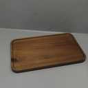 Serving Tray, Rectangular Solid Wood Flat Bottom Plate, Fruit Plate, Saucer, Tea Tray, Dessert Plate-Small