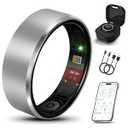 Smart Health Ring 2.0 for Women Men, Slim Scratch & Fingerprint Resistant Design,Efficient Chip Fitness Tracker, Monitors Heart, Blood Oxygen & Pressure, Sleep, Steps, Waterproof, Gold 14