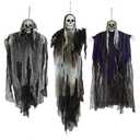 JOYIN 3 Pack Hanging Halloween Skeleton Ghosts Decorations, Grim Reapers for Best Halloween Outdoor Decorations