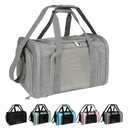 Top tasta Dog Cat Carrier Pet Carriers for Small Medium Large Cats Dogs Carrier Soft Sided Small Puppy Dog Carrier Portable Foldable Airline Approved Dog Cat Travel Carrier Grey Large, Size: 20.0"L x 13.0"W x 13.0"H