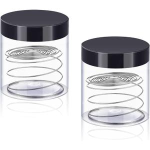 Honeydak 2 Pcs Paint Brush Cleaner with Aluminum Coil, Brush Cleaning Tank for Painting Water Oil Acrylic Art Supplies