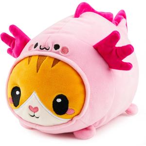 JOYIN Axolotl Plush Toy, Kawaii Axolotl Cat Plush Toy, 11" Soft Plushie, Cute Stuffed Animal Pillow for Kids and Adults, Birthday Gift for Boys and Girls Gift for Christmas