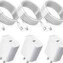 10FT iPhone Fast Charger, 3Pack Extra Long[Apple MFi Certified]iPhone Charger Fast Charging Quick 10Foot USB C to Lightning Cable Cord Adapter Block for iPhone 14 Pro Max/ 14 Plus/ 13/ 12Mini/ 11/ XS/ X/ iPad