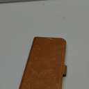 Leather case Compatible with iPhone 13 pro Max Wallet 6.7",Genuine Leather 2-in-1 Magnetic Detachable Shockproof,Flip Folio Cover with Card Slot, Wireless Charging [RFID Blocking] Brown