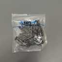 1/8 inch(3mm) Wire Diameter Stainless Steel Safety Chains 20 inch Long Link Rings Light Duty Coil Chain for Hanging Pulling Towing, 1/8"x 20" (2Pcs)