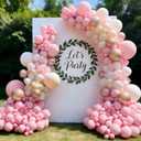 Valentines Day Decorations Pink Balloon Garland Arch Kit 162Pcs Rose Gold Pink Balloon Arch Kit for Girls Birthday Wedding Princess Theme Bridal Shower Galentines Day Decor