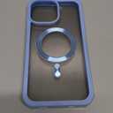 [CD Loop+Privacy Screen Protector]Magnetic Case for iPhone 13 Pro Max,[Military Grade Drop Protection]Anti-peep Privacy Screen Double Sided Compatible with MagSafe Case for iPhone 13 Pro Max (Blue)