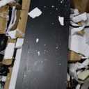 Luxo Abode Retro Style 5 Piece Dining Table Set with Extendable Freely AdjustableRound Table and 4 Chairs, Full Assembly Required and Easy Clean, for Dining Room, Kitchen, Black Oak