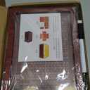 Savings Challenge Box, 10k Wooden Piggy Bank with Counter, Money Saving Box for Kids and Adults, Savings Goal of $10000, Easy to Assemble Cash Vault, Ideal Gift (Dark Brown)