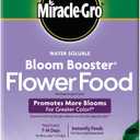 Miracle-Gro Water Soluble Bloom Booster Flower Food Fertilizer - 10-52-10 Formula for Annuals Perennials and Containers - Promotes Vibrant Flowers and Rich Color, 4 lbs. (EXP 05/18/33)