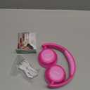 iClever BTH22 Kids Bluetooth Headphones, 60H Play Time, 74/85 dBA Safe Volume, Bluetooth 5.4, USB C, Over Ear Kids Headphones Wireless with Mic AUX Cord for iPad/Tablet/Travel, Blossom Pink