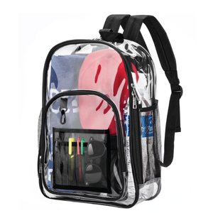 Clear Backpack Stadium Events 17x13x Transparent Backpacks Plastic See Through Bag for Work Festival Security Travel