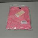 Zenlonr Women's Summer Tops Dressy Casual 2025 V Neck Satin Silk Printed Shirts Boho Long Sleeve Work Blouses(Print Pink,Large) (Pink, L)