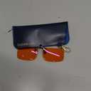 Goiteia Orange Blue Light Blocking Glasses Clip on for Migraine-Gaming Glasses for Eyes Strain/Light Sensitive-Help to Sleep