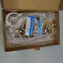 Lamp Shade Harp Holder Kit with Finial Easy Installation Compact Versatile for Table Floor Lamps Durable Parts for Diy Projects and Repairs