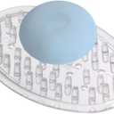 iDesign Plastic Soap Saver, Holder Tray for Bathroom Counter, Shower, Kitchen, 0.75 in. x 3.25 in. x 4.75 in., Clear