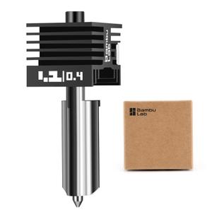 ENOMAKER Bamboo Lab H2D Hotend Kit with 0.4mm Hardened Steel Nozzle for H2 Series 3D Printer,H2D,H2S,P2S,Precise Print Head,Consistent Extrusion Heating Block,Extruder Hot End Accessory